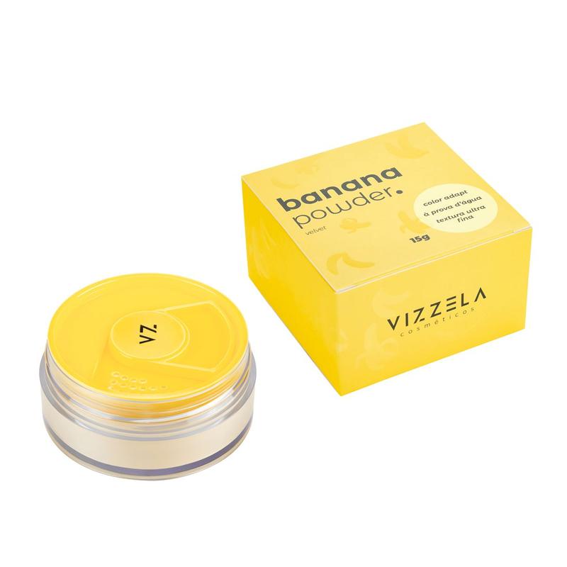 Vizzela Banana Powder - Pó Solto 15g - Maquiagem Facial - Magazine